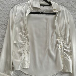 Zara satin shirt